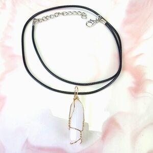 Natural Stone Pendant Necklace